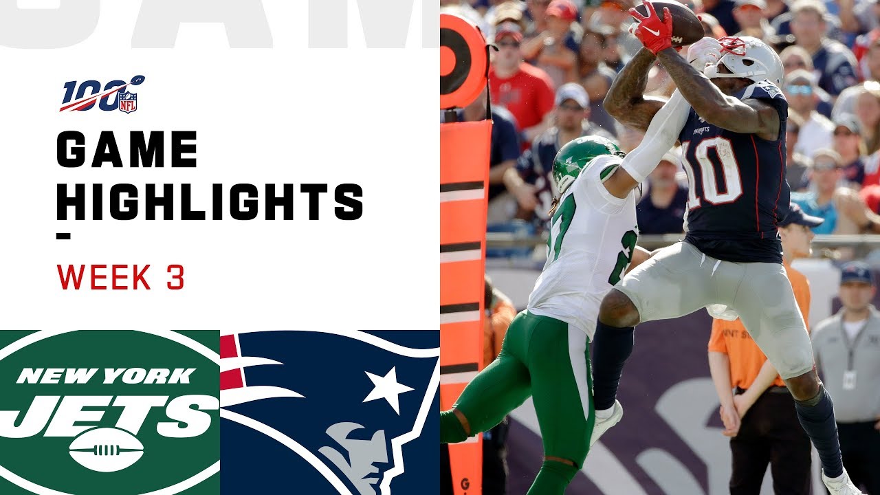 Jets vs. Patriots Week 3 Highlights | NFL 2019