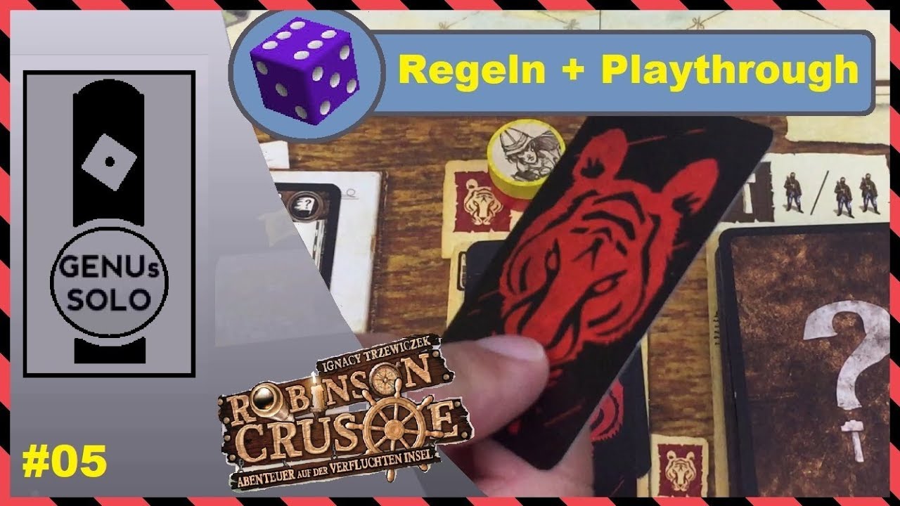 Robinson Crusoe - Playthrough - S01E05 - Regeln - deutsch - Finale - Brettspiel
