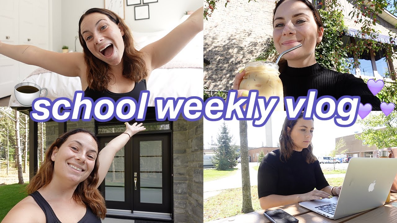 SCHOOL WEEKLY VLOG : université, house tour, deep talk sur l'anxiété de performance 📚☕️✨
