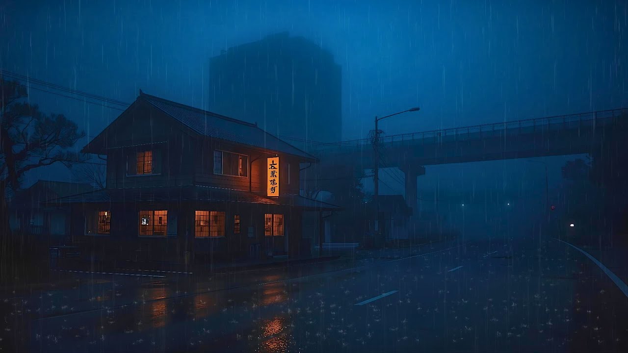 Soft Rain & Japanese Lofi 🌙 Music for Sleep & Relaxation