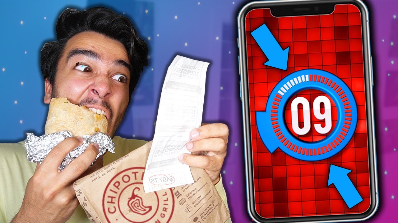 I Only Have 1 MINUTE To Eat EVERY MEAL for 24 HOURS! (IMPOSSIBLE FOOD CHALLENGE)