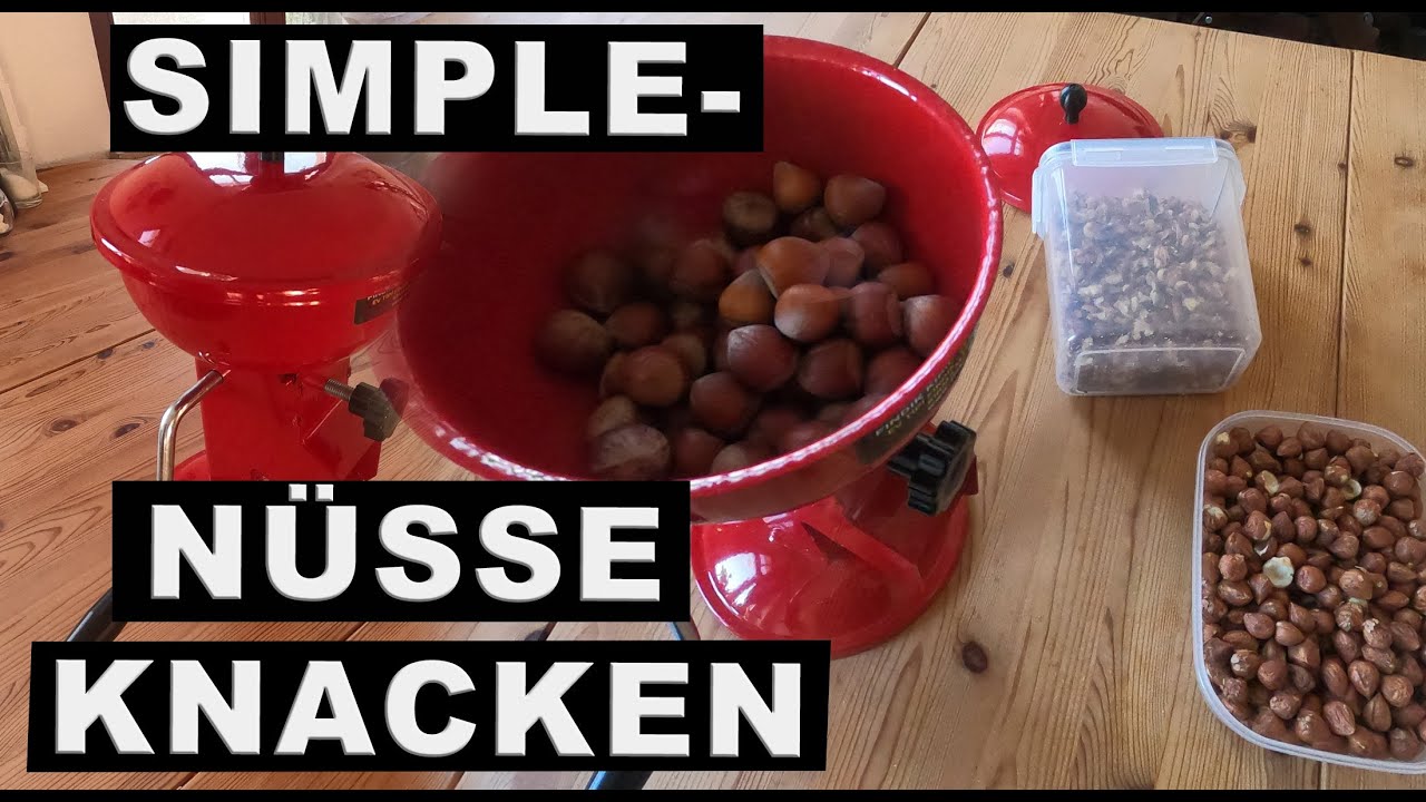 Die einfachste Methode um Nüsse zu knacken! - Geniales Gerät!