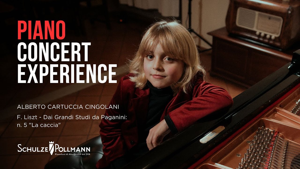 La caccia dai Grandi Studi da Paganini n.5 - F. Liszt PIANO CONCERT EXPERIENCE con Alberto Cartuccia