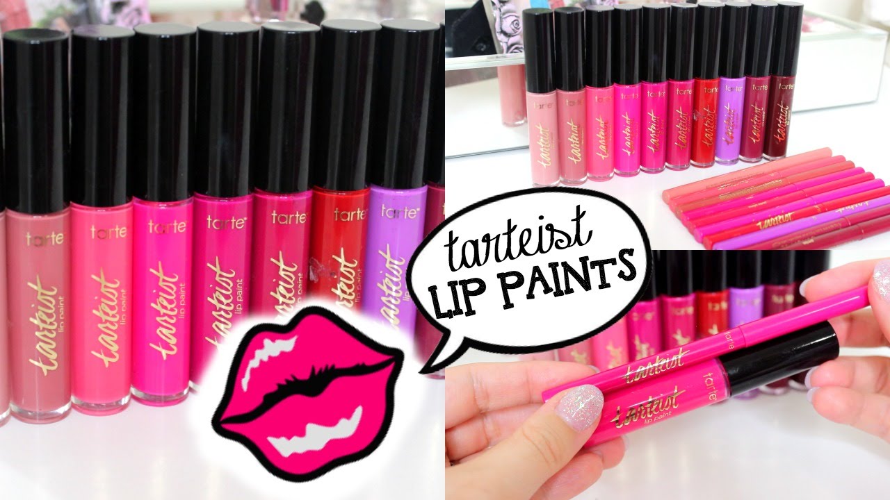 NEW Tarteist Lip Paints Review + Swatches