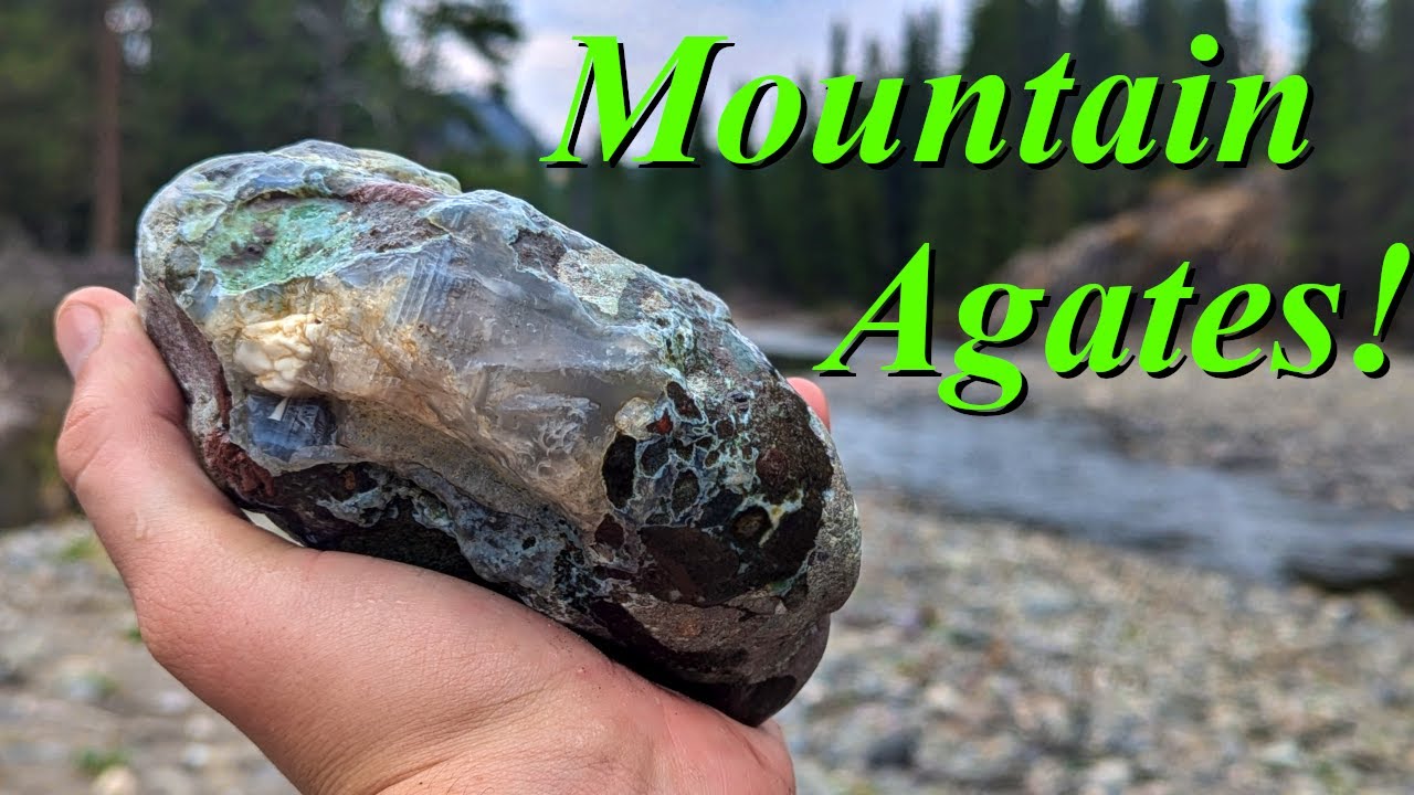 Agates, Galaxy Stone, and More! Wading Through Mountain Streams in Search of Gorgeous Seam Agates!