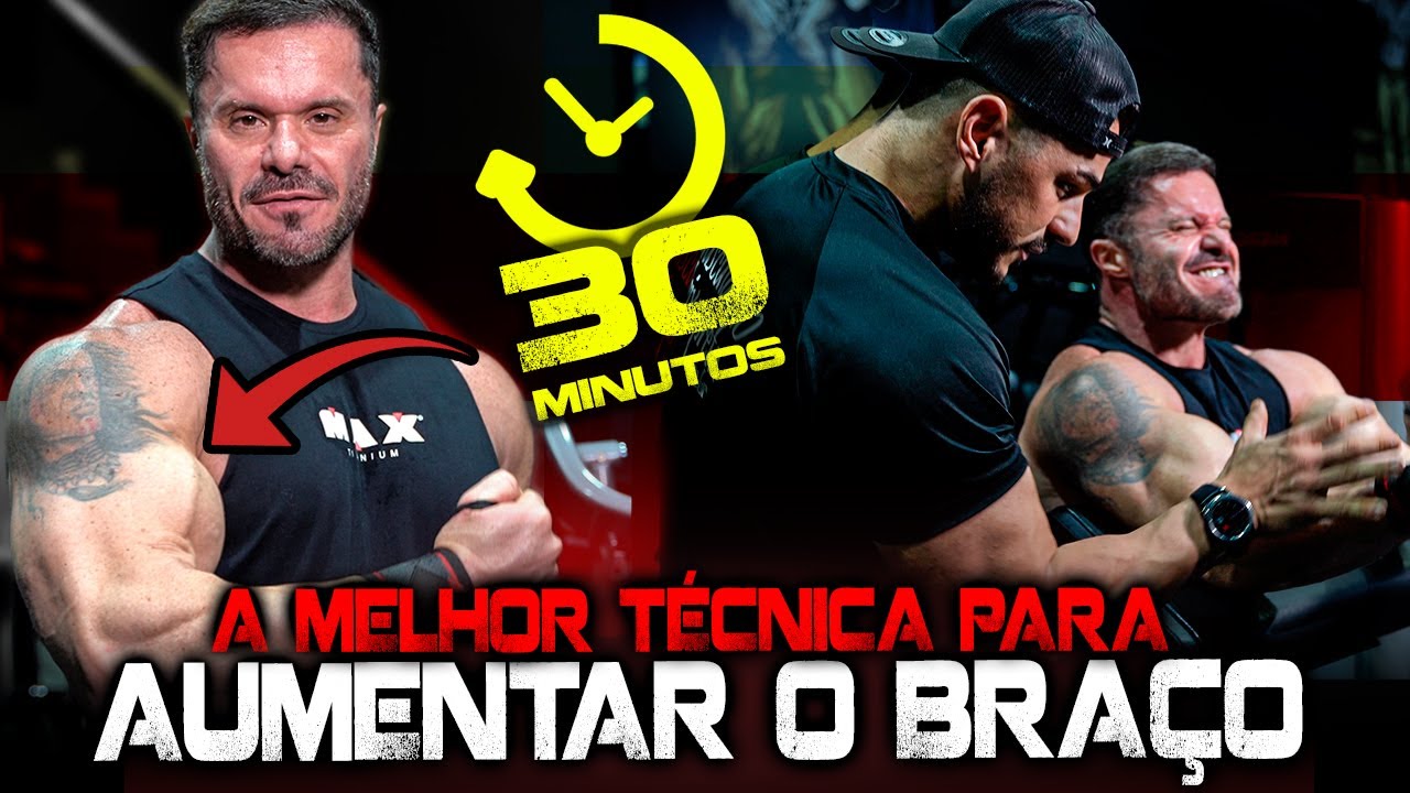 SEU BÍCEPS MAIOR EM 30 MINUTOS - MELHOR TÉCNICA