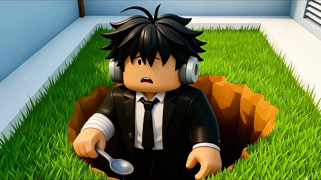 ONLY a SPOON Prison Escape | Roblox…