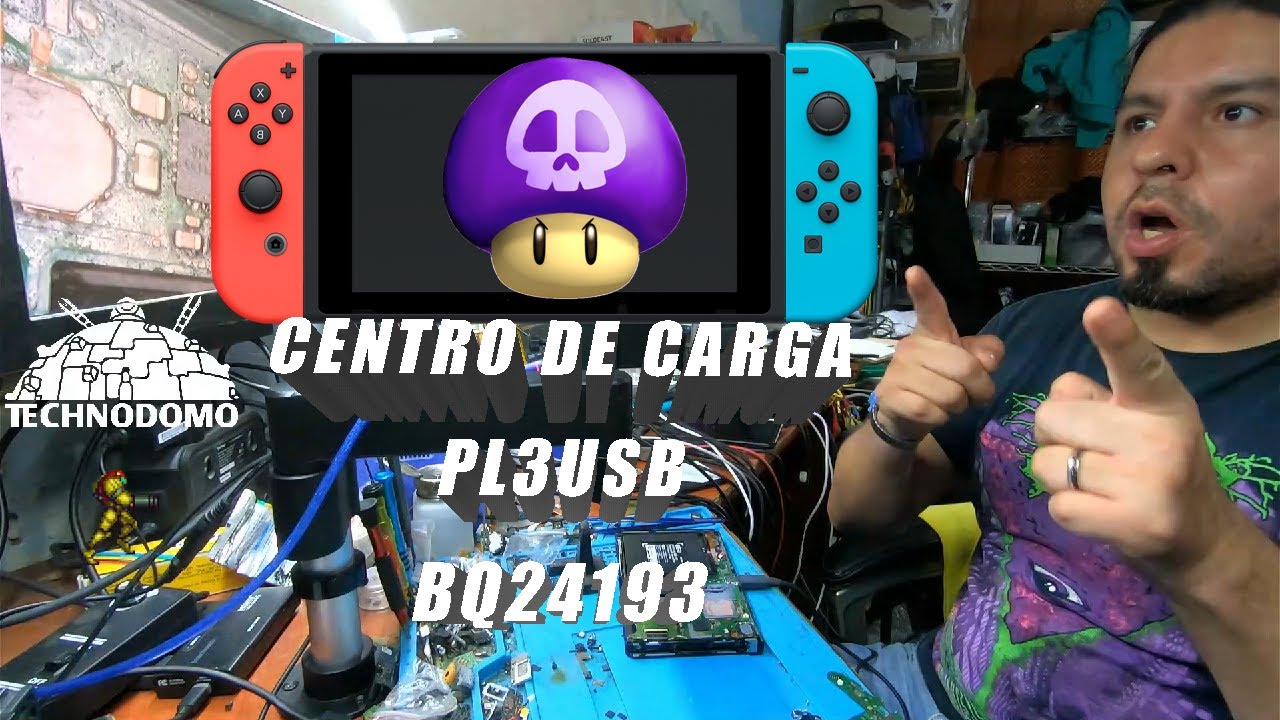 REPARAR NINTENDO SWITCH QUE NO CARGA, NO ENCIENDE, NO VIDEO,  CAMBIO PUERTO DE CARGA TIPO C