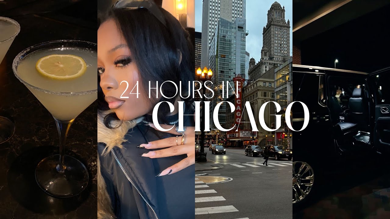 VLOG | 24 HOUR GIRLS TRIP TO CHICAGO! Things to do in Chicago… dinner at the steakhouse, shopping…