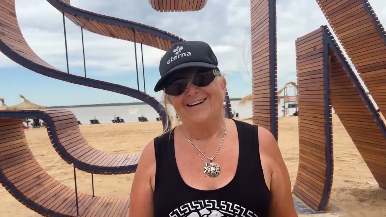 Hoy desde la playa  Barranquitas en San Nicolás!