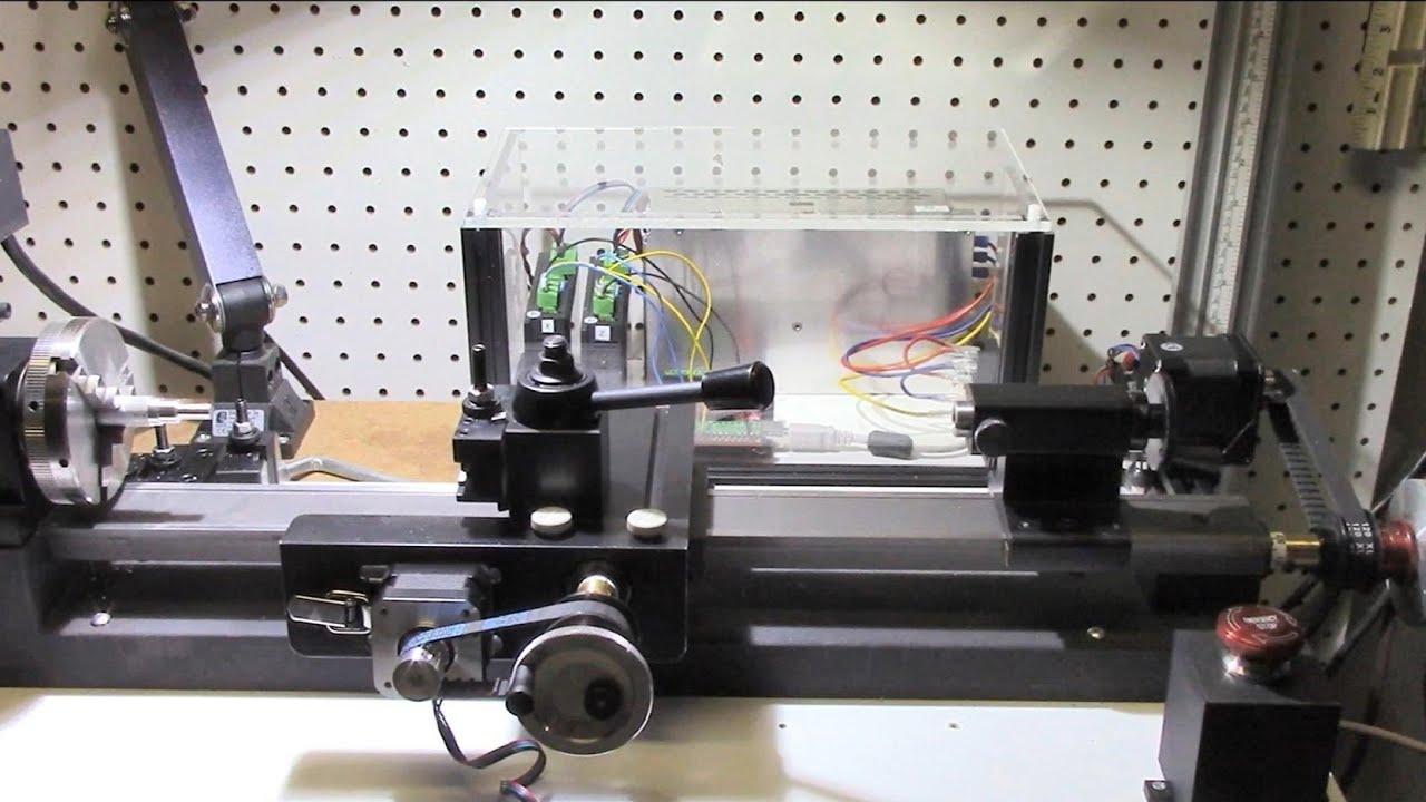Sherline 4400 lathe - from manual to power feed to cnc and back again