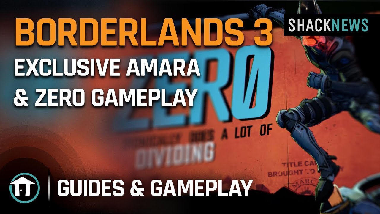 Borderlands 3 - Exclusive Amara & ZERO Gameplay