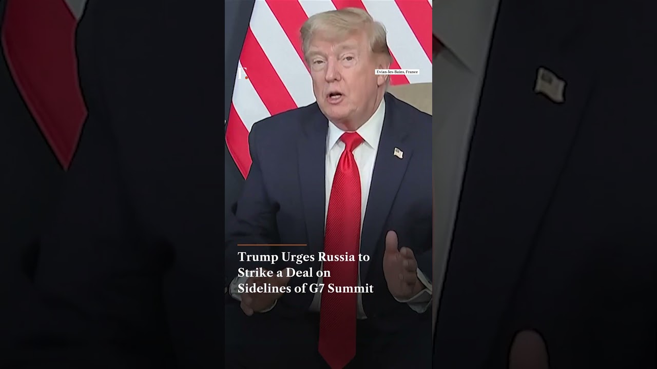 Трамп призывает Россию заключить сделку на полях саммита G7 | Firstpost News | N18G