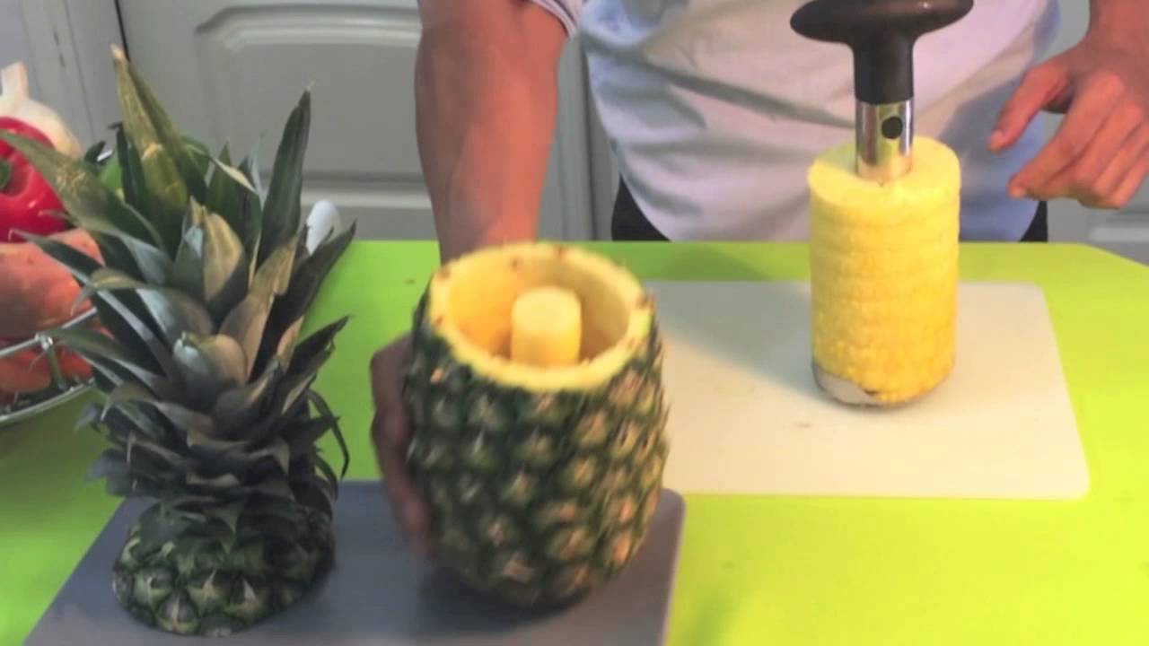 Pelador de piña de acero