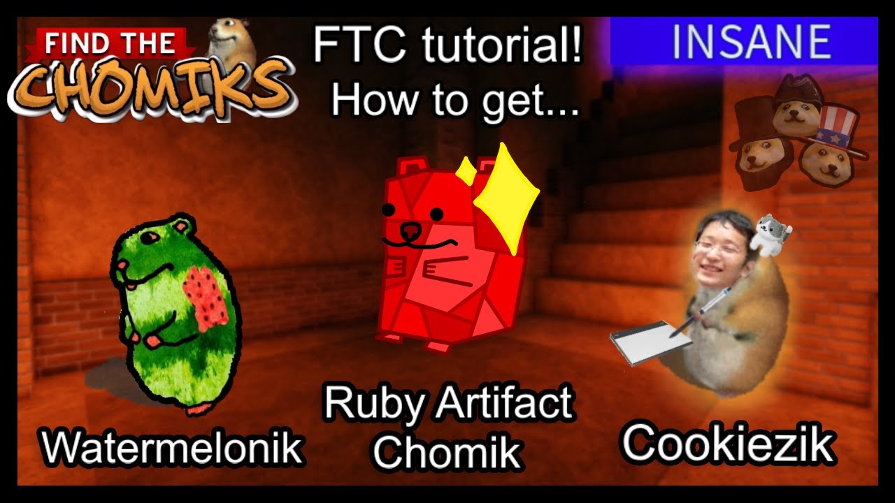 How to get Cookiezik, Watermelon Chomik, and Ruby Artifact Chomik! [FTC]