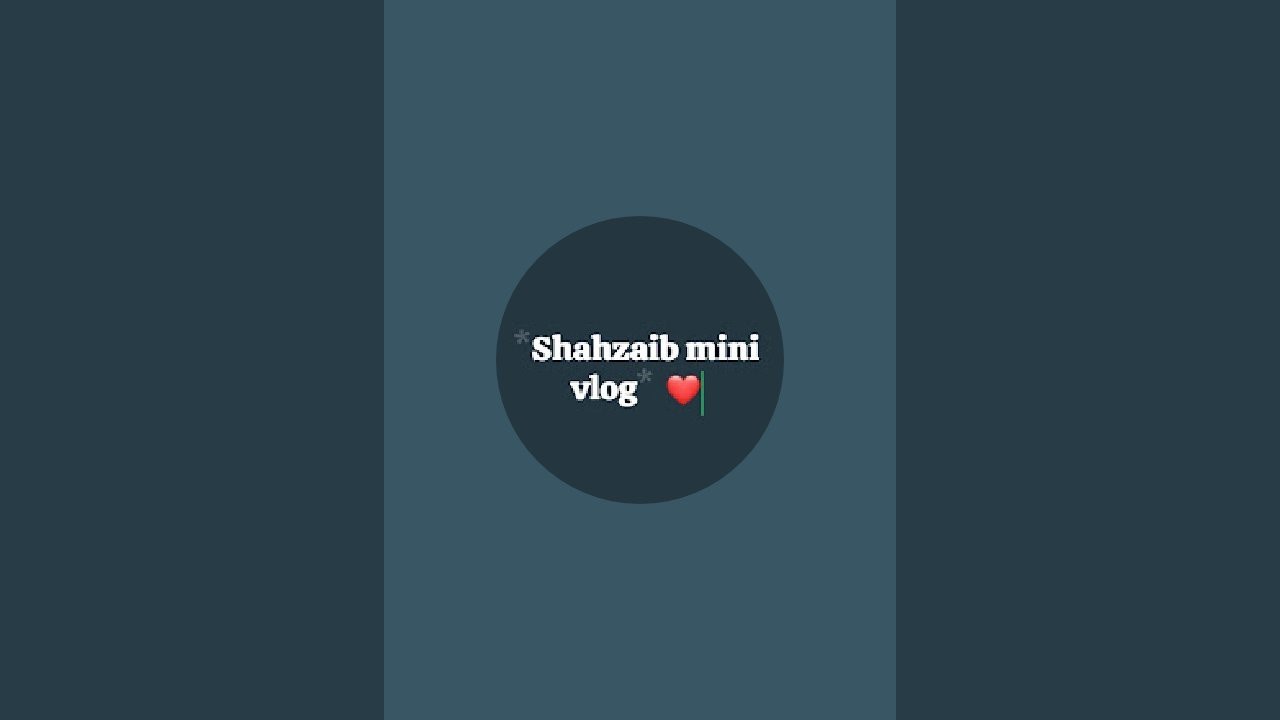 Shahzaib mini vlog is live!