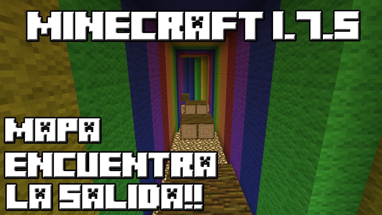 Minecraft 1.7.5 MAPA ENCUENTRA LA SALIDA!