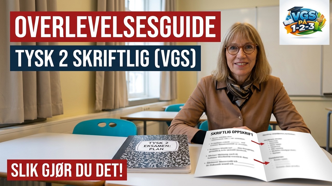 Tysk II skriftlig eksamen: Din komplette overlevelsesguide (VGS)