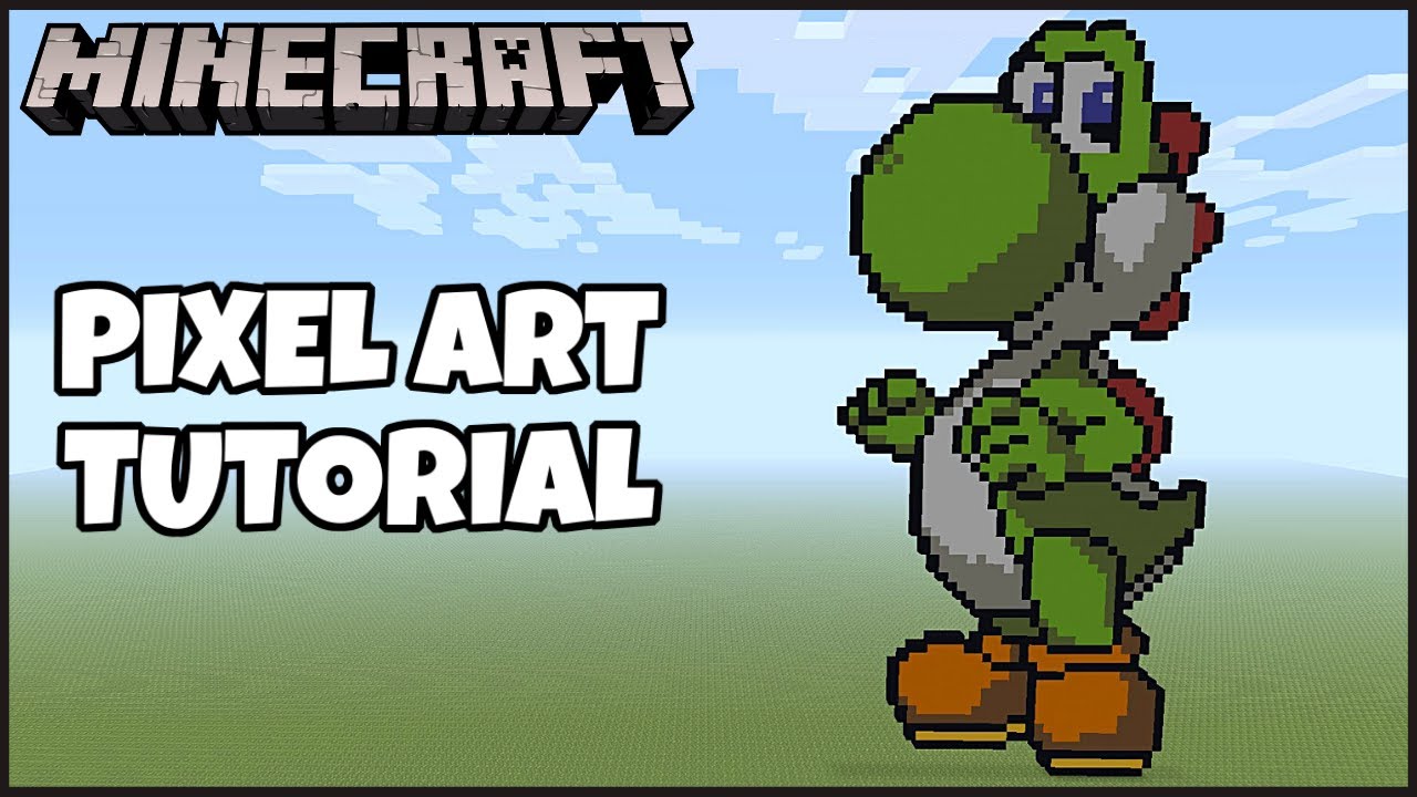 Урок по пиксельной графике Minecraft — Йоши