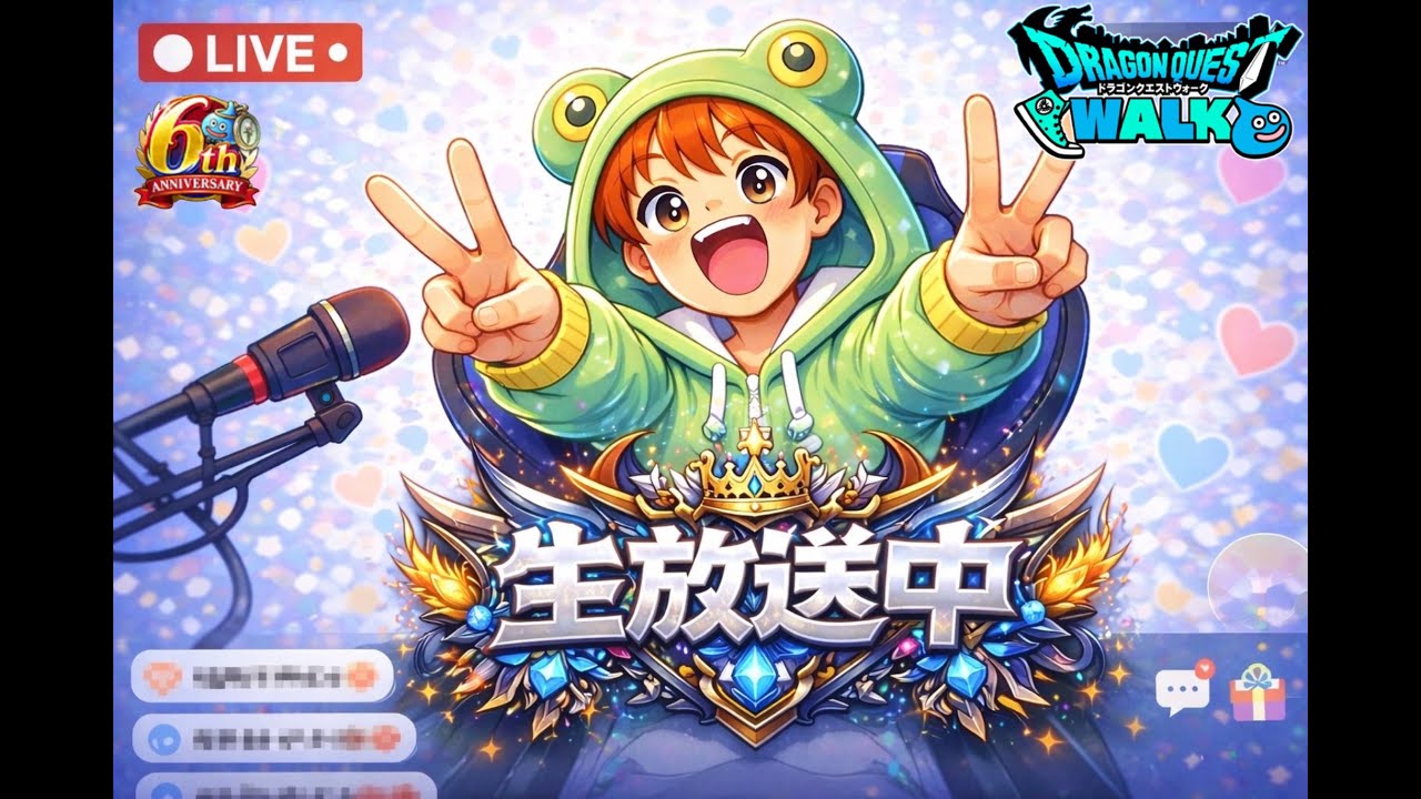 【ドラクエウォーク】スマートウォークボロカス雑談！新規勢や復帰勢を助ける配信！ガチャ爆死には気をつけましょう！※お気軽にご質問やご相談してください！【DQウォーク】#スマートウォーク