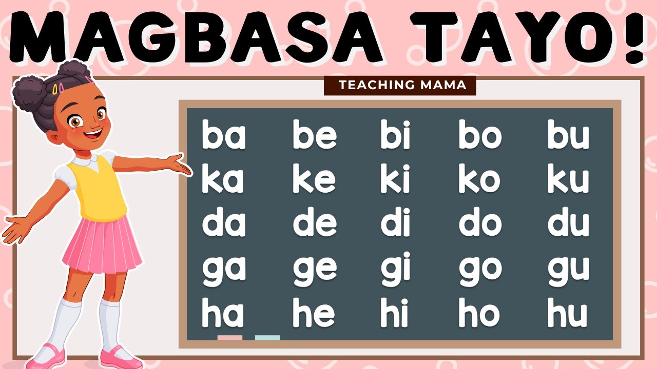 ABAKADA | UNANG HAKBANG SA PAGBASA | MATUTONG BUMASA NG TAGALOG | TEACHING MAMA