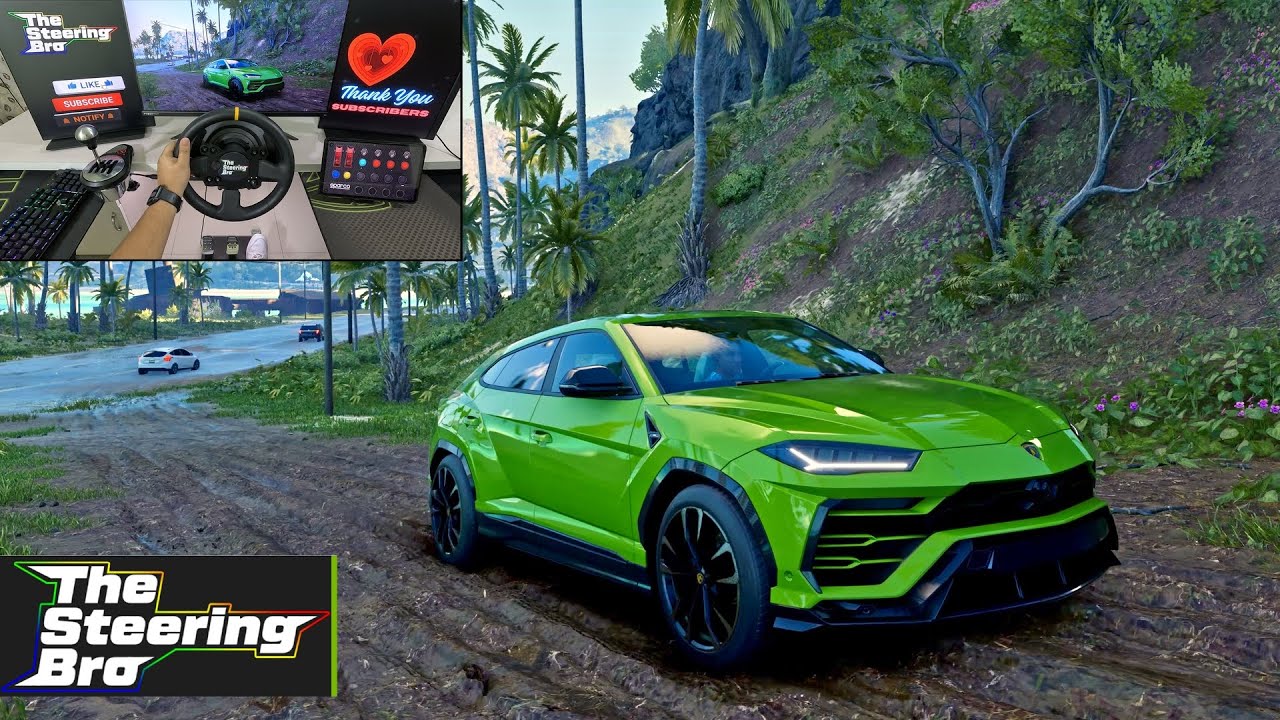 LAMBORGHINI URUS GOES OFF ROADING - The Crew Moterfest | Thrustmaster TX Steering Wheel Gameplay