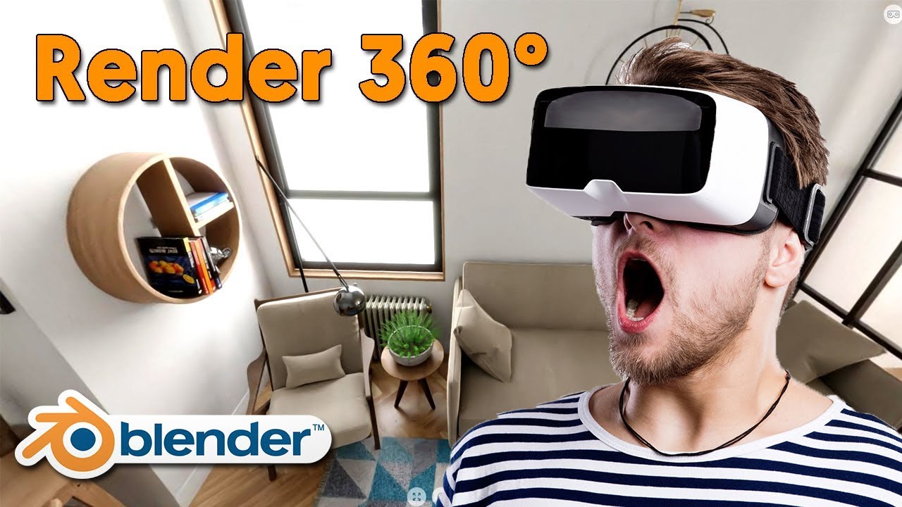 Como fazer um Render 360° + Realidade virtual | Blender tutorial Português