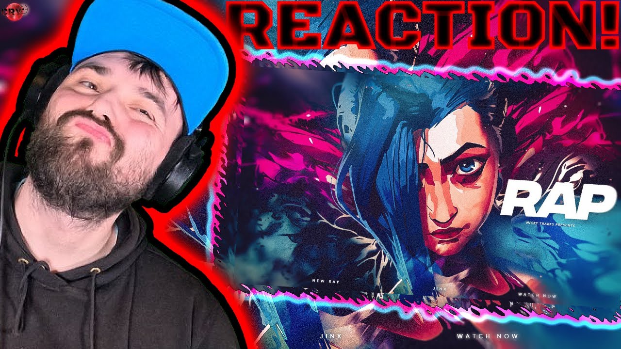 JINX RAP REACTION! | PAINT IT BLUE | NICKY TRAKKS ft. PAYNE | [ARCANE]