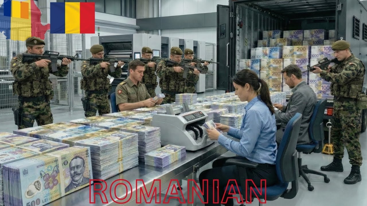How Romanian Banknotes Are Made 🇷🇴 | Romanian Leu Printing Process | Explained