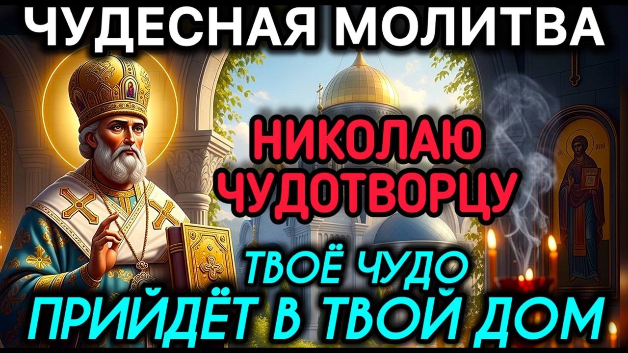 Молитва святителю Николаю Чудотворцу