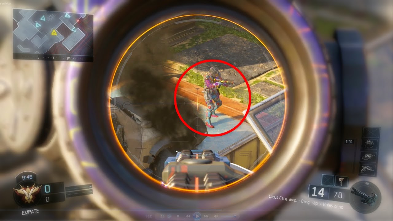 TIROS ÉPICOS con el SNIPER y HACHAZOS en BLACK OPS 3...