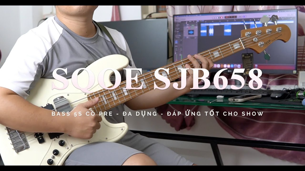[ezmusic.shop] SQOE SJB658 | Cây bass 5s giá rẻ nhưng rất hay và hiệu quả