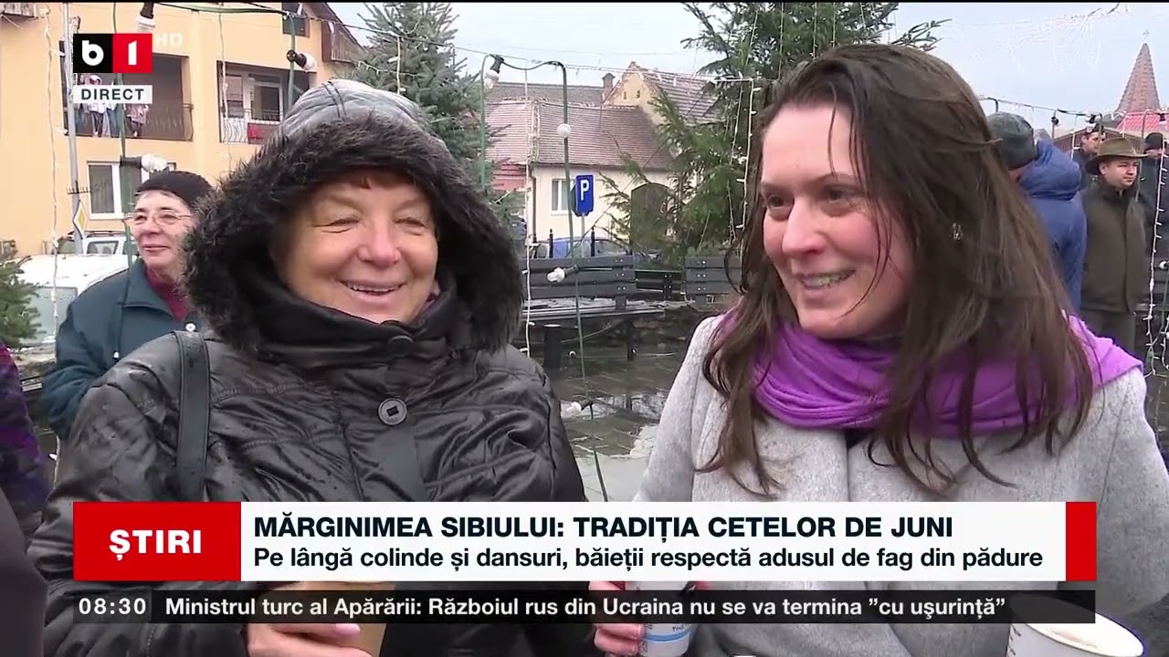 MĂRGINIMEA SIBIULUI: TRADIȚIA CETELOR DE JUNI_Știri B1_25 dec 2022