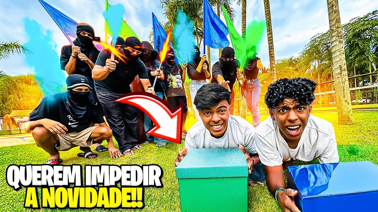 INVASORES TENTARAM ESTRAGAR A NOVIDADE!!😱💚💙 *destruíram tudo??