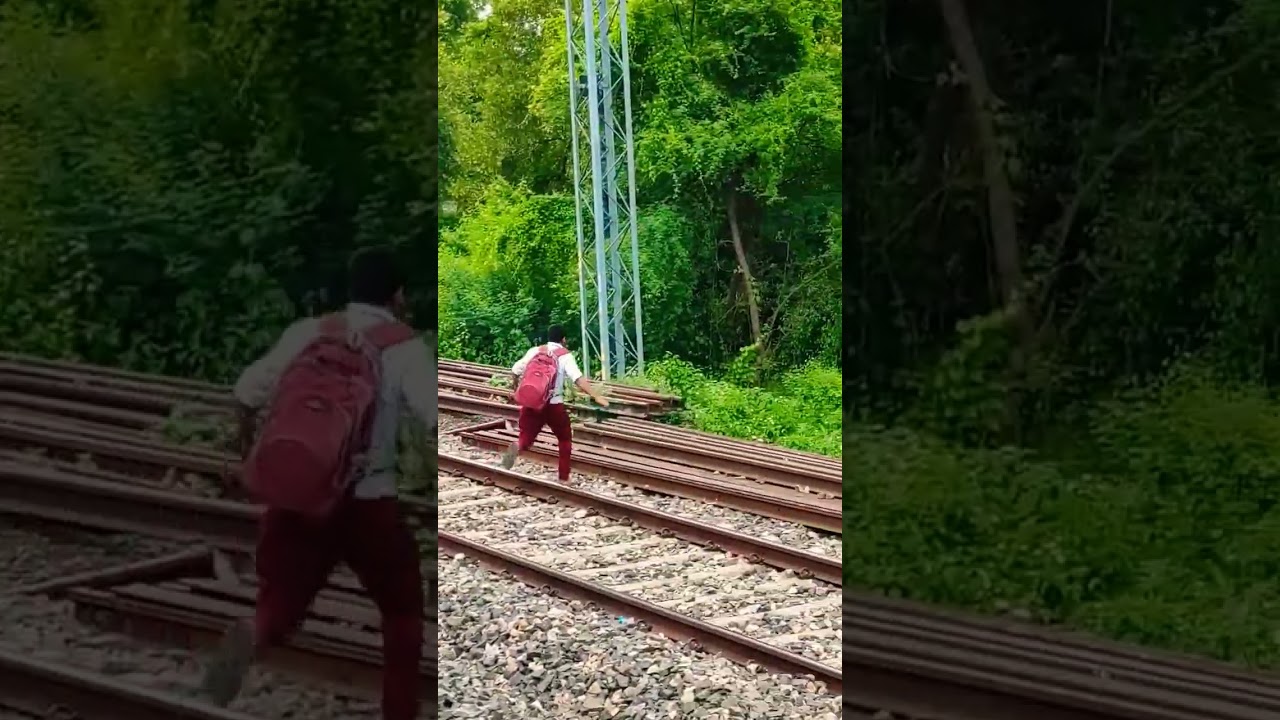 live chain pulling in train, chain khinch ke bhag Gaye bacche no RPF availabletrain#indianrailw