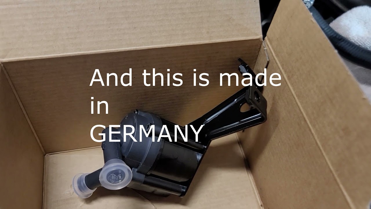 BMW X5 N63 S63 E70 2EA9 error fix turbo coolant pump replacement