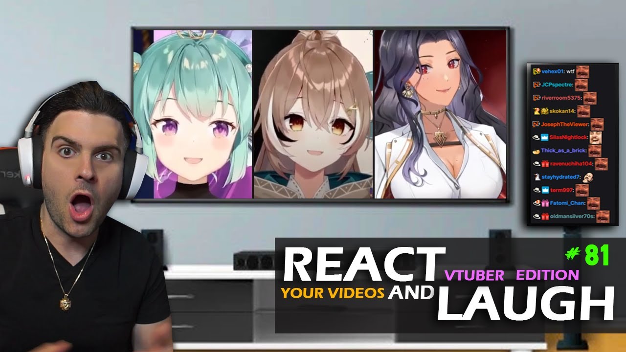 Реакция и смех над клипами VTUBER, которые ВЫ отправили #81