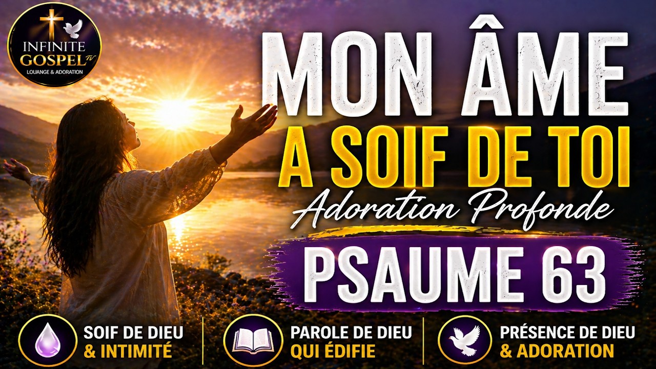 Pourquoi mon ÂME a-t-elle SOIF de DIEU ? | Psaume 63 Chanté – Adoration Profonde