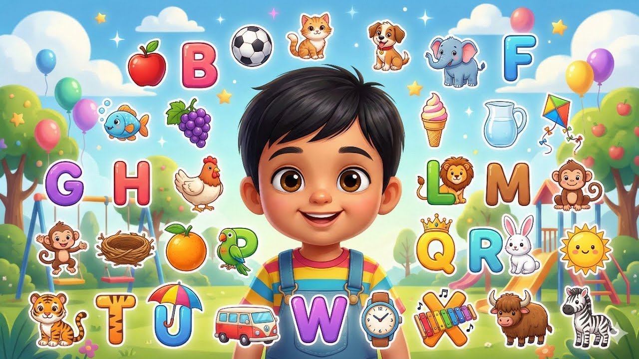 ABCD to Z Alphabet Song | Hindi Rhymes for Kids | Family TV