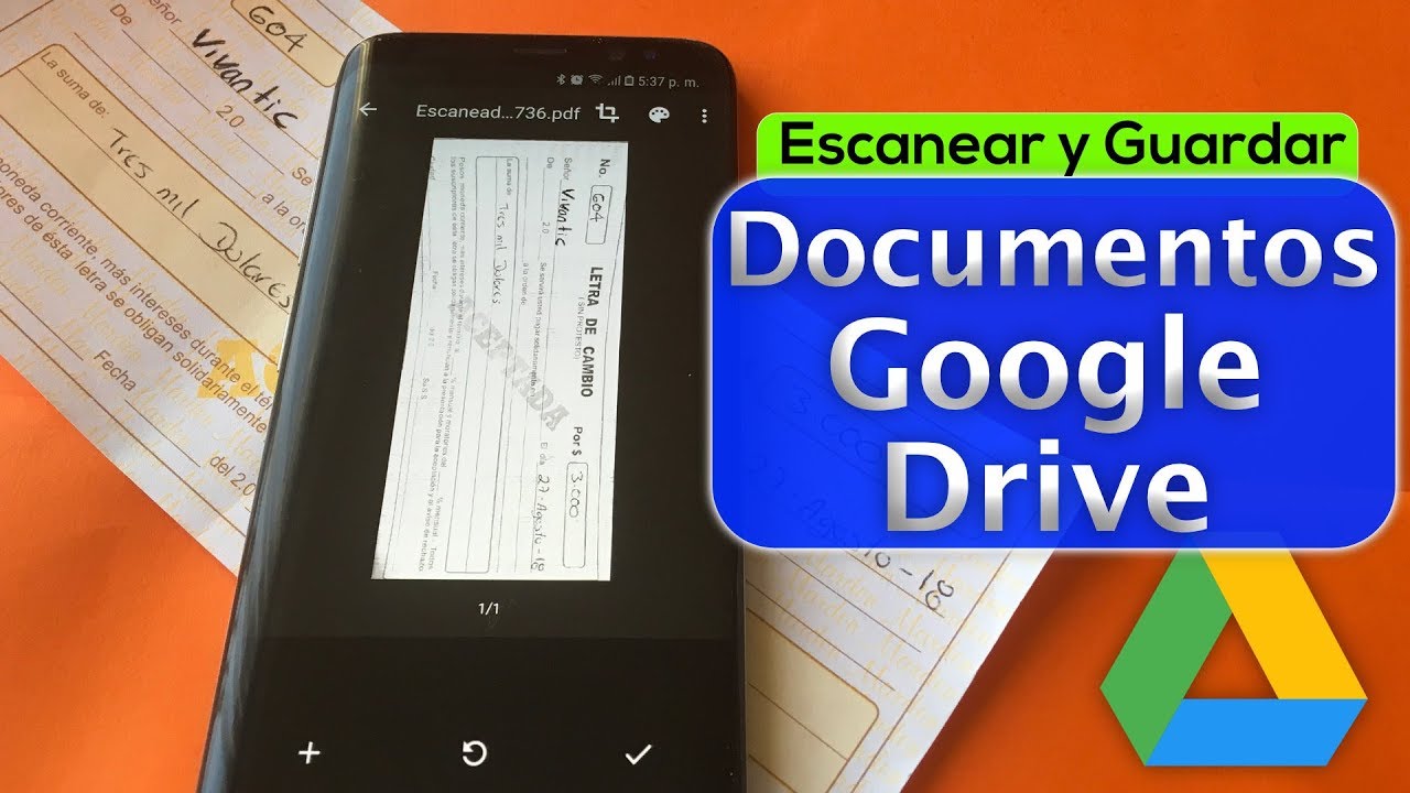 Tip: Escanear Documentos en Google Drive [ANDROID]