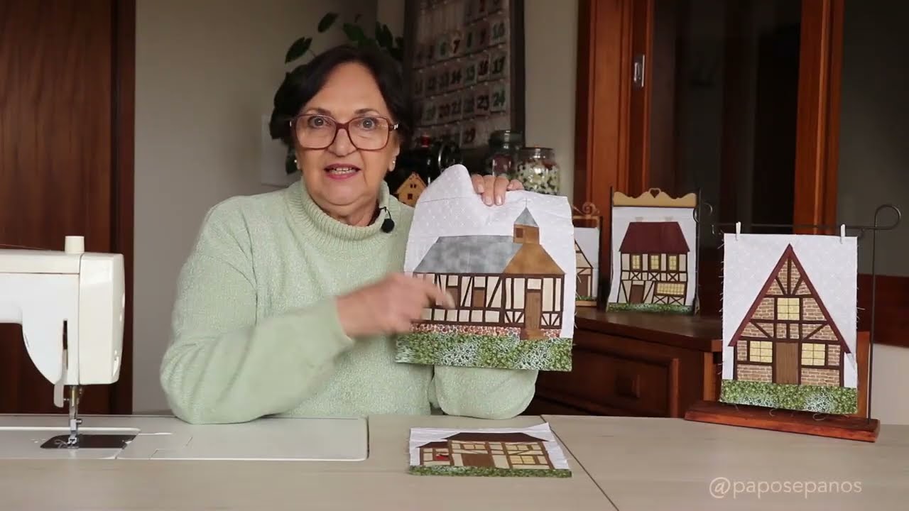 Dicas essenciais para aperfeiçoar a confecção das suas Casas Enxaimel no Patchwork - Vila Germânica
