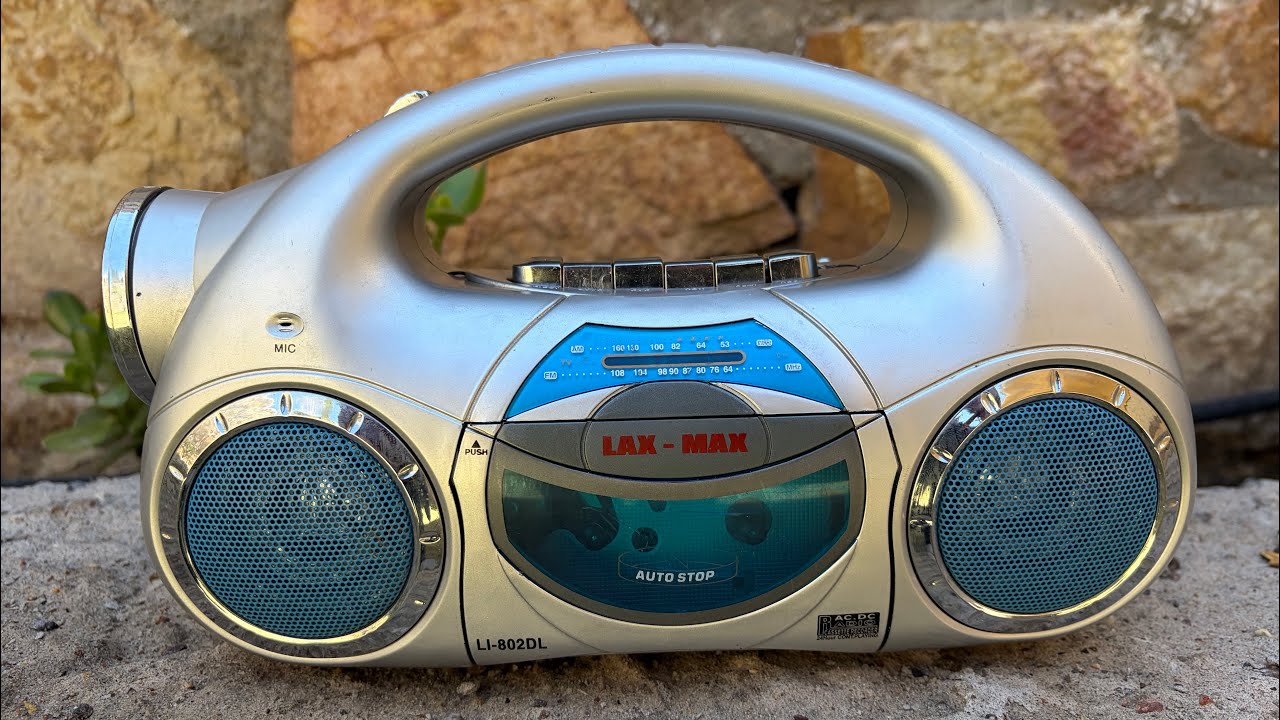 Vintage Boombox Discolite LAX-MAX Radio cassette