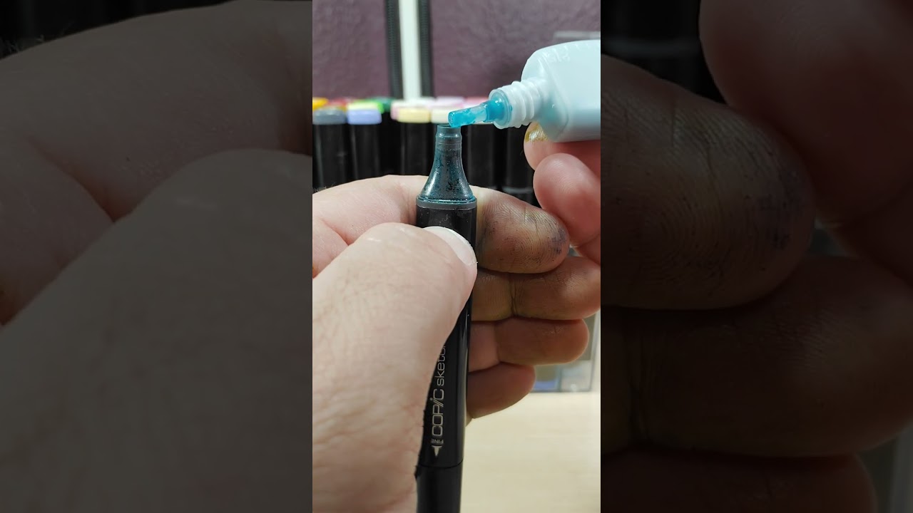 Вот чего я не знала о своих инструментах: маркеры Copic можно заправлять!
