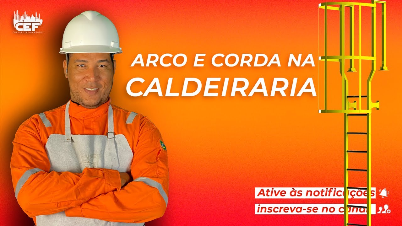 APLICAÇÃO DO CÁLCULO DE CORDA E ARCO NA CALDEIRARIA - Escada Marinheiro