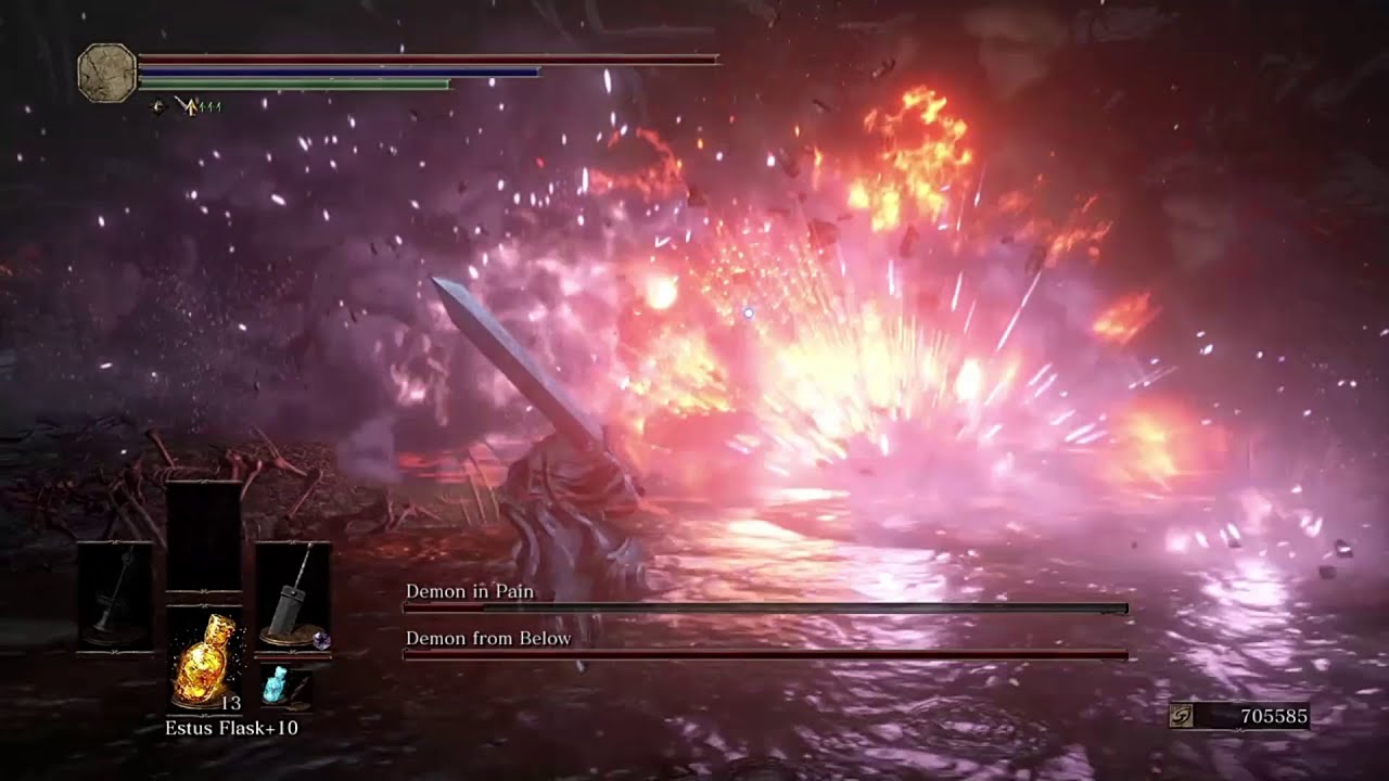 Dark Souls 3 - Demon Prince NG+7 (No Damage) Greatsword