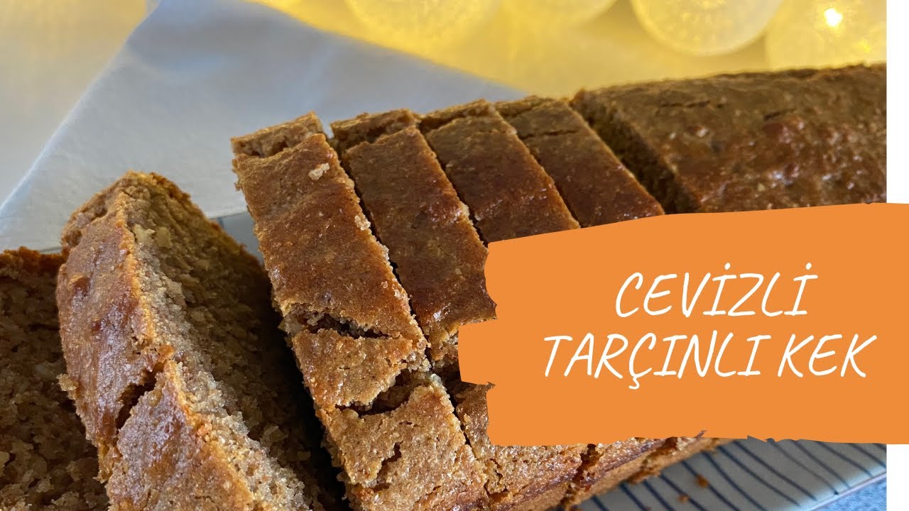 DİYETE UYGUN CEVİZLİ TARÇINLI PRATİK KEK TARİFİ - ŞEKERSİZ- TAM ÖLÇÜLÜ