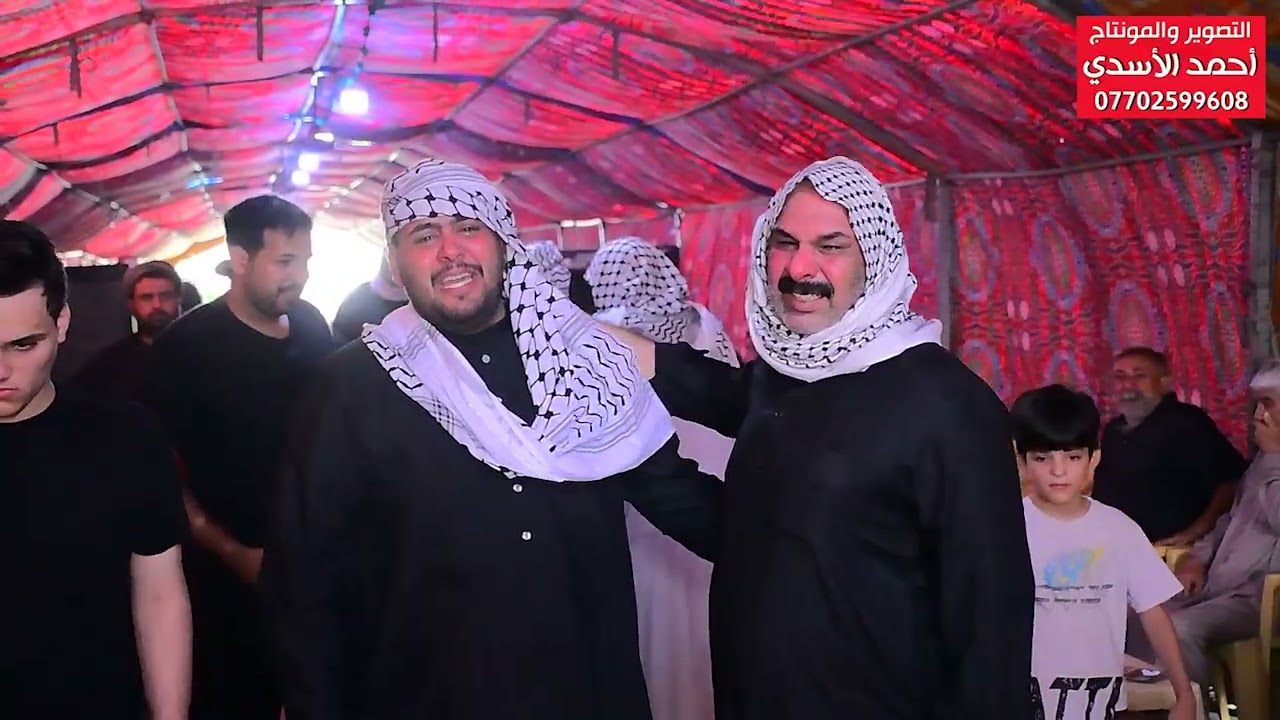 تشيع المرحوم الشيخ الحاج عبدالواحد الشويلي بحضور الشخصيات وشيوخ العشائر 