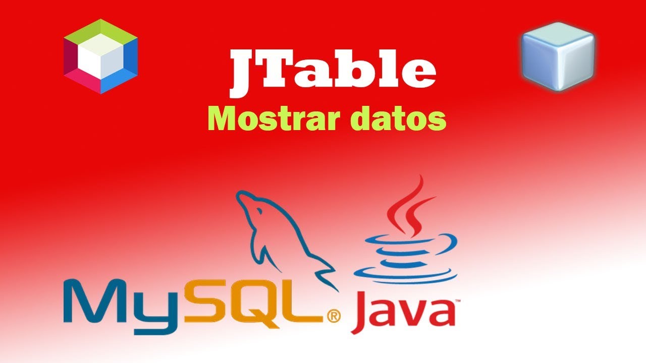 Mostrar datos o registros de MySQL en un JTable en JAVA