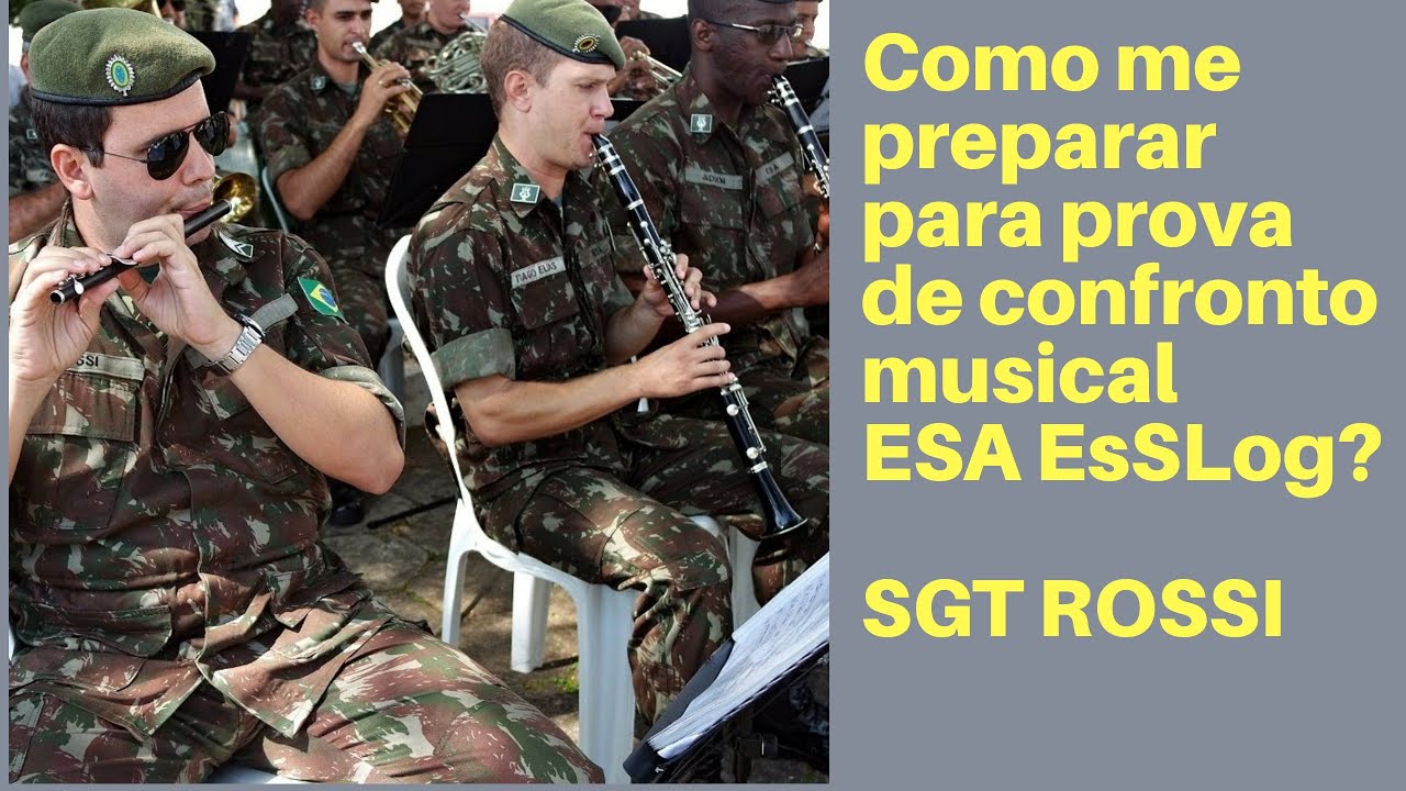 Como me preparar para a prova prática ESA/EsSlog? Peça de confronto.