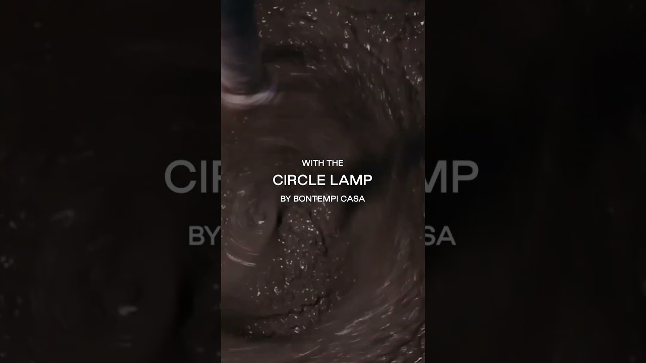 BONTEMPI CASA - CIRCLE LAMP - TRUST THE PROCESS  #luxuryliving #interiordesign